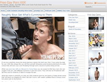 Tablet Screenshot of freegaypornx.com